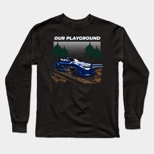 Subie Impreza Mud attack Long Sleeve T-Shirt